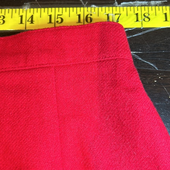 Vintage New without tags women’s red wool blend skirt size 18 W‎ - Picture 10 of 12